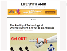 Tablet Screenshot of lifewithamir.com